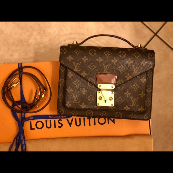 Authentic VINTAGE LOUIS VUITTON Monceau 26 Handbag - Picture 3 of 8